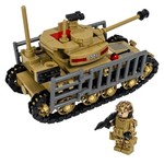 Конструктор Bondibon, Военный Десант, Танк, 224 дет., BOX