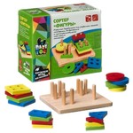 Сортер Bondibon из дерева «ФИГУРЫ», BOX 15,8х6,6х13,5 см