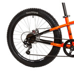 Велосипед NOVATRACK 24" DOZER  STD оранжевый,  сталь. рама 12", 6 скор., Shimano TY21/Microshift TS3