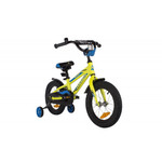 Велосипед NOVATRACK 14" DODGER алюм.,зелёный, тормоз нож, короткие крылья, полная защита цепи