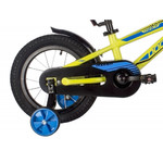 Велосипед NOVATRACK 14" DODGER алюм.,зелёный, тормоз нож, короткие крылья, полная защита цепи