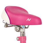 Велосипед NOVATRACK 14" BUTTERFLY розовый, тормоз нож, крылья и багаж хром, корз, полн защ.