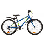 Велосипед NOVATRACK 24" RACER сталь 12'', синий, 6 скор.TZ500/TS-38/SG-6S, V-brake