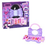 Набор детской декор. косметики Bondibon Eva Moda, BOX 29,9*5,5*29,5 см; косметичка сумочка-бант, тени для век 8 оттенков (6,2г), блеск для губ 5 оттенков (3,5г), помада 2 оттенка (1,6г), лак для ногтей 2 оттенка (8г), аппликатор 2 шт., арт. 77106A.