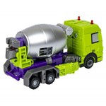 Трансформер 2в1 BONDIBOT Bondibon, робот-строит.техника (бетономешалка), BOX 28,5x23x9,5 см, цвет зелёный, арт.02.