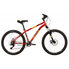 Велосипед NOVATRACK 24" BATTLER сталь 14'', красный, 6 скор.TZ500/TS-38/SG-6S, D-brake
