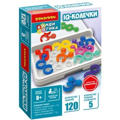 Игра настольная логическая БондиЛогика Bondibon "IQ-КОЛЕЧКИ"