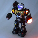 Робот ВОИНЫ МИРОВ, BONDIBOT Bondibon , свет, звук, проецирование, движение, стрельба  ВOX 27х22х11см.