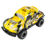 Упр. радио маш. M1:24, Bondibon "Парк Техники", BOX 23,5х13,5х12,5 см, 4-CH R/C, LED-подсветка, джип внедорожник, жёлтый.