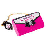 Набор детской декор. косметики Bondibon Eva Moda, BOX 28*34*6 см с ручкой; косметичка-клатч раскладная, с зеркальцем: тени для век 4 оттенка (3,2г), блеск для губ 4 оттенка (3,2г), тени 4 оттенка (6г), тени-блестки 2 оттенка (8г), лак для ногтей 3 оттенка