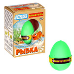 Растущие в воде животные Bondibon «ВЫРАСТИ РЫБКУ», яйцо зелёное, BOX