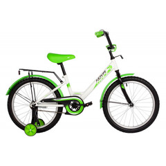 Велосипед NOVATRACK 20" FOREST белый, сталь, тормоз нож, крылья, багажник, защ.цепи
