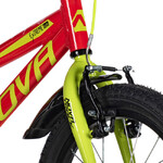 Велосипед NOVATRACK 16" EXTREME алюм., красный, полная защ.цепи, пер.руч., зад.нож. тормоз, короткие