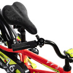 Велосипед NOVATRACK 16" EXTREME алюм., красный, полная защ.цепи, пер.руч., зад.нож. тормоз, короткие