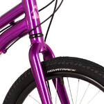 Велосипед NOVATRACK 20" NOVARA, алюм., фиолетовый, 6-скор, Shimano/Microshift  диск.тормоз STG