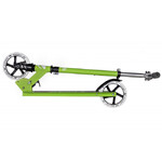 Самокат Novatrack Jungle Alloy, колеса 145 мм, зеленый