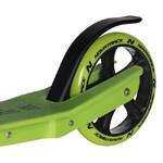 Самокат Novatrack Polis Plastic NF, колеса 230х180 мм, зеленый