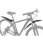 Комплект крыльев Bike Parts PM-35, 26-28", пластик, черный