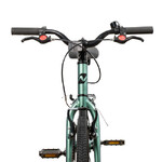 Велосипед NOVATRACK 16" PHANTOM, алюминий, серо-зелёный хамелеон, защ.цепи, тормоз V-Brake