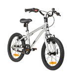 Велосипед NOVATRACK 20" PHANTOM, алюминий, серебристый,  защита цепи, тормоз V-Brake