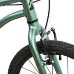 Велосипед NOVATRACK 20" PHANTOM, алюминий, серо-зелёный хамелеон,  защита цепи, тормоз V-Brake