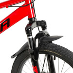 Велосипед NOVATRACK 20" POINTER красный,  стальная рама, 6 скор., Shimano TY21/Microshift TS38, диск