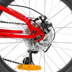 Велосипед NOVATRACK 20" POINTER красный,  стальная рама, 6 скор., Shimano TY21/Microshift TS38, диск