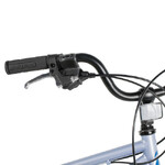 Велосипед NOVATRACK 20" POINTER серый,  стальная рама, 6 скор., Shimano TY21/Microshift TS38, V- bra