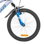 Велосипед NOVATRACK 20" POINTER серый,  стальная рама, 6 скор., Shimano TY21/Microshift TS38, V- bra