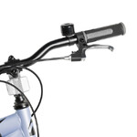 Велосипед NOVATRACK 20" RACER серый,  стальная рама, 6 скор., Microshift MS21/Microshift TS38, V- br