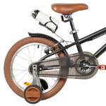 Велосипед NOVATRACK 16" VALIANT, сталь, чёрный, полная защита цепи, ручной передний и задний тормоз,