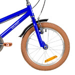 Велосипед NOVATRACK 18" VALIANT, сталь, тёмно-синий, полная защита цепи, ручной передний и задний то