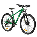 Велосипед FOXX 27.5" CAIMAN зеленый, сталь, размер 16
