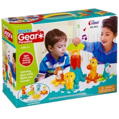 Игровой набор карусель Gear Paradise, свет, музыка,звуки животных, ВОХ 38×12×28,5 см, арт. 663.