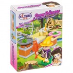Набор конструкторов  Snow Princess, 12 шт., 6 видов 10x12x4 см , арт.1108.
