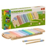Игр. муз. деревянная Bondibon ксилофон СЛОНИК, BOX