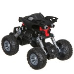 Инерц.(Pull back) пласт. джип 4WD на пружинной подвеске, Bondibon "Парк Техники", цвет чёрный, ВОХ 16х12х12 см, арт. 9677.