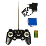 Боевой танк на ик-управлении Play Smart, Full Func, аккум./ адаптер, BOX 49,5x15x14,5 см, зелёный хаки, арт.9807.