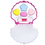 Набор детской декорат. косметики Bondibon Eva Moda, CRD 12,6х17,2 см, ракушка с тенями для век (4 оттенка; 2,8г) и аппликатором, арт.70522H2.