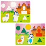 Игра на липучках BONDIBON. ГЕОМЕТРИЧЕСКИЕ АППЛИКАЦИИ 3+