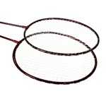 Бадм. ракетка алюм. 2шт.и волан в сетке 63,5см. High Quality Badminton BD030