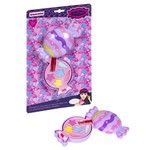 Набор детской декор. косметики Bondibon Eva Moda, CRD 17,9х30,5х3,5 см; косметичка-конфетка, тени для век 5 оттенков (3,5г), помада (1г ), аппликатор 1 шт.,арт. 70634Q.