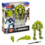 Трансформер 2в1 BONDIBOT Bondibon робот-динозавр велоцираптор, BOX 22х16,5х9см
