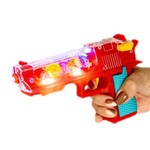 Игр.разв.пласт. "ПИСТОЛЕТ" BABY YOU BONDIBON, свет, звук, прозр.корпус с шестер.