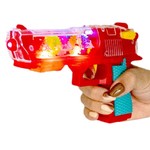 Игр.разв.пласт. "ПИСТОЛЕТ" BABY YOU BONDIBON, свет, звук, прозр.корпус с шестер.