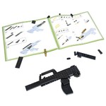 Конструктор Bondibon, Военный Десант, Автомат, 170 дет., BOX