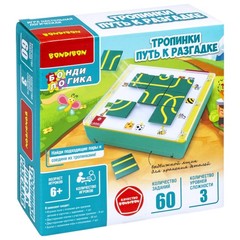 Логическая игра Bondibon "ТРОПИНКИ. ПУТЬ К РАЗГАДКЕ"